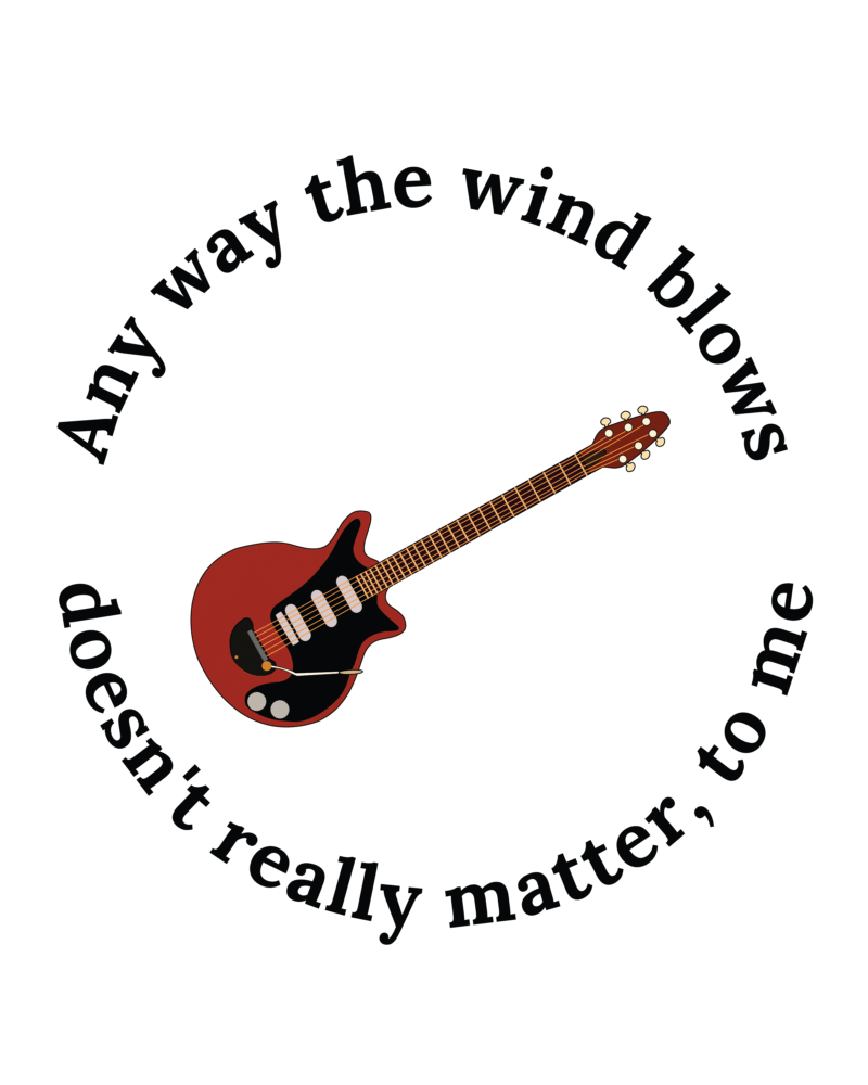 Bohemian Rhapsody Lyrics T-Shirt