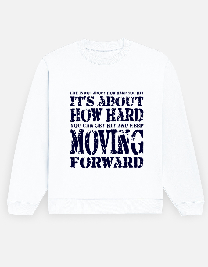 Rocky Balboa. Kepp Moving Forward Sweatshirt.