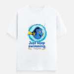 Finding Nemo Unisex Crew T-Shirt Adults – Just Keep Swimming