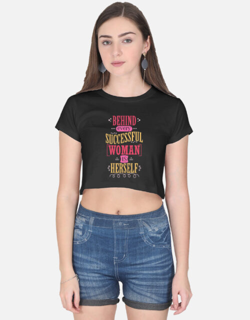 Successful Woman Crop Top
