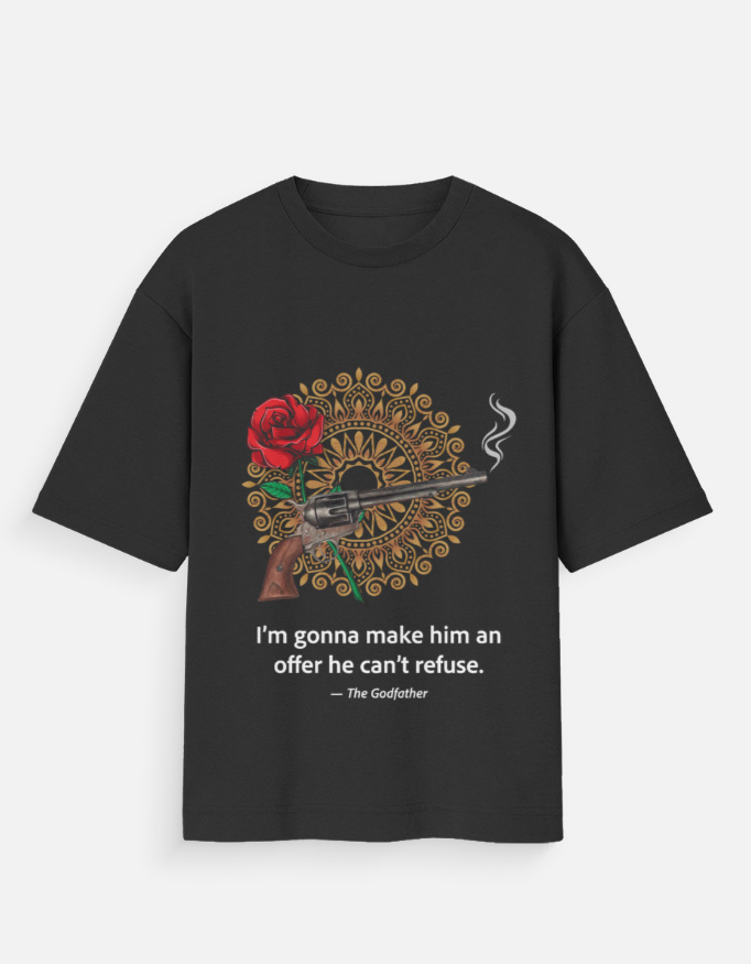 The Godfather T-Shirt Unisex Oversized Tee – Movie Quo'tees