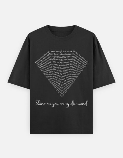 Shine On You Crazy Diamond T-Shirt Unisex Oversized – Pink Floyd