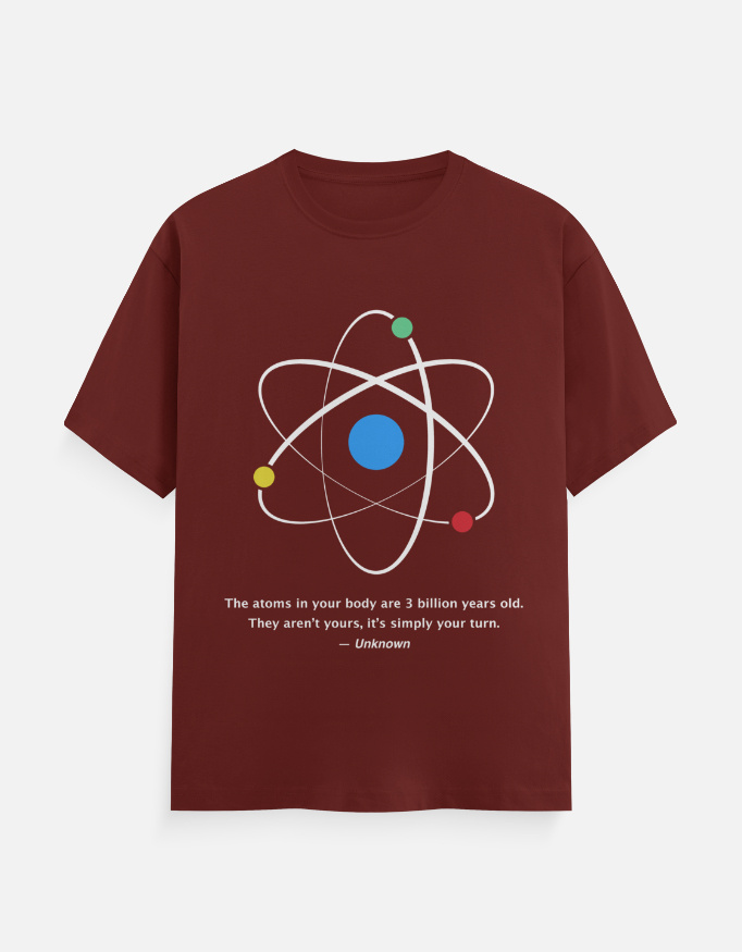 Meaningful Quote Unisex T-Shirt – Atoms Philosophy Design