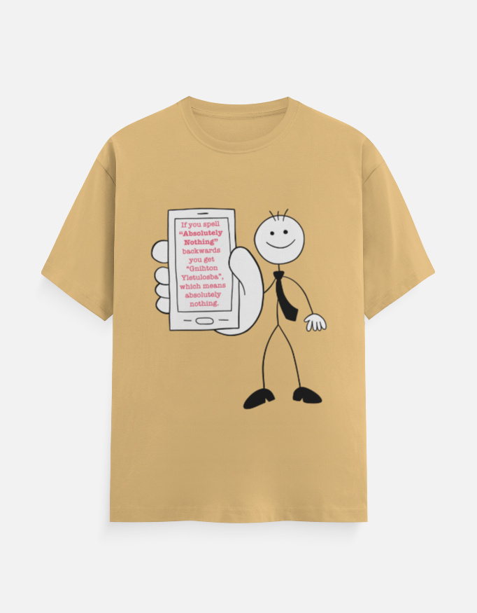 Funny T-Shirts Unisex - Absolutely Nothing Tee