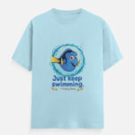 Finding Nemo Unisex Crew T-Shirt Adults – Just Keep Swimming