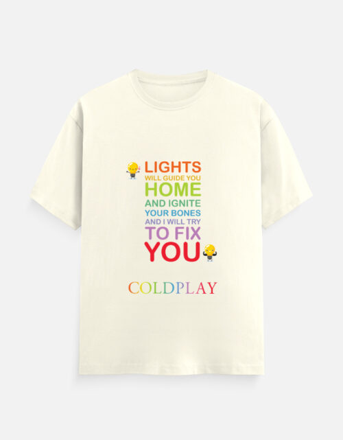 Coldplay Fix You Unisex Crew T-Shirt – Music Quo'tees