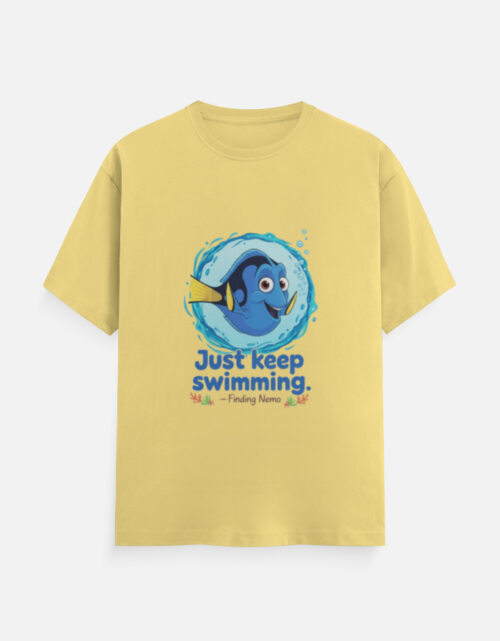 Finding Nemo Unisex Crew T-Shirt Adults – Just Keep Swimming