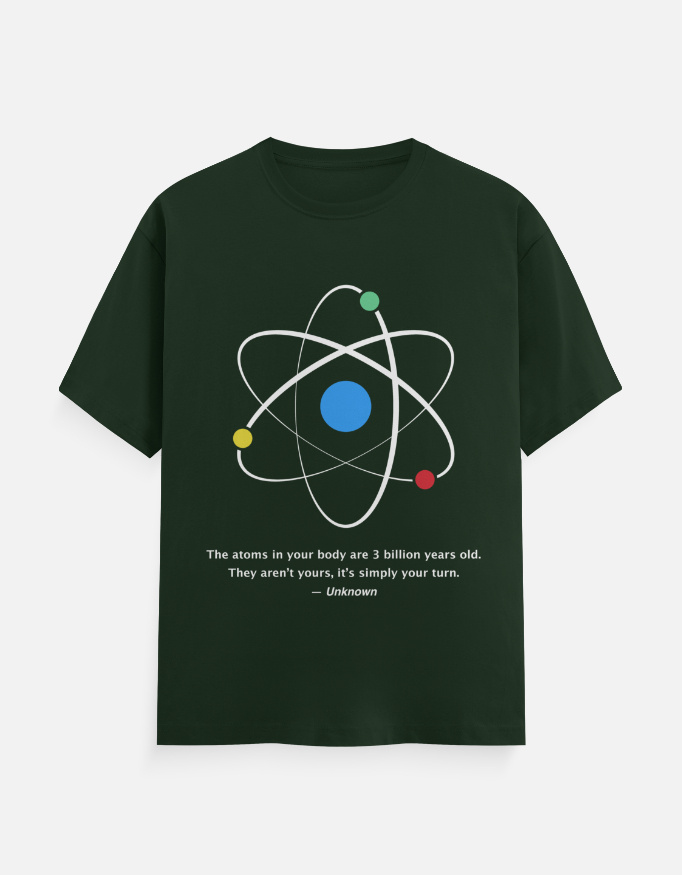 Meaningful Quote Unisex T-Shirt – Atoms Philosophy Design