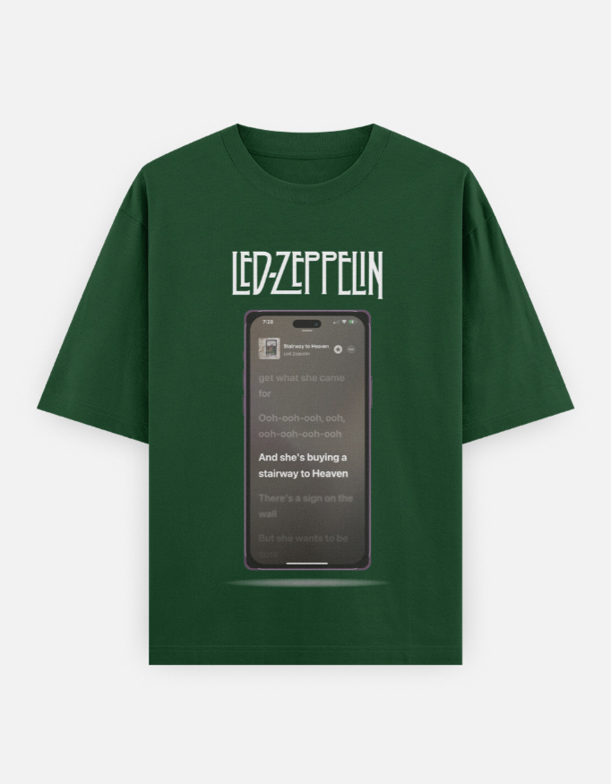 Led Zepplin Oversized Classic T-Shirt