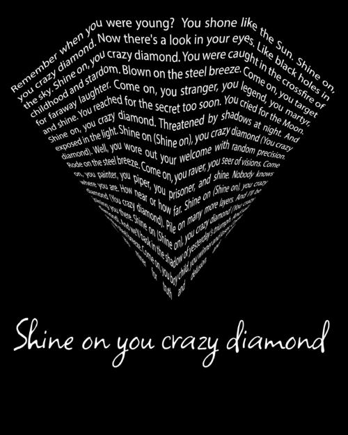 Shine On You Crazy Diamond T-Shirt Unisex – Pink Floyd