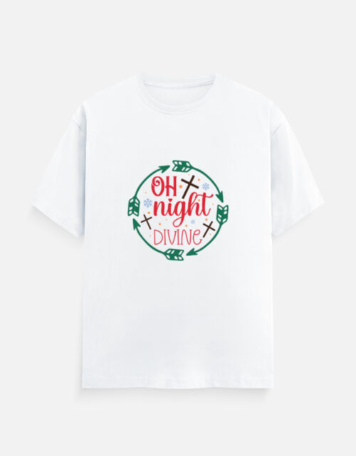 Christmas T-Shirt for Men & Women | O Night Divine Tee