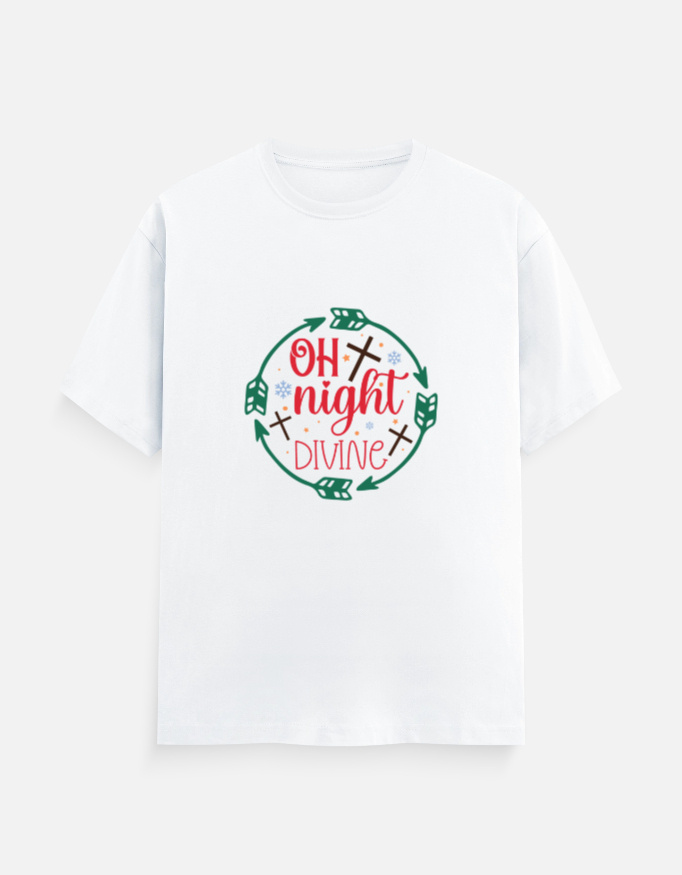 Christmas T-Shirt for Men & Women | O Night Divine Tee