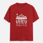 Glory to Newborn King Christmas T-Shirt Red