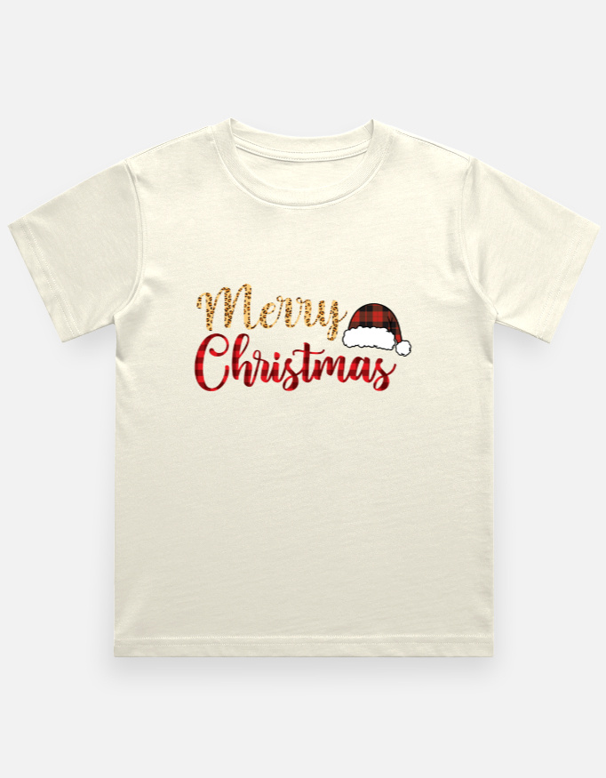 Merry Christmas T-Shit for Boys Off-White