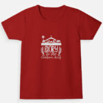 Glory to the new born King, Christmas tee for girls.