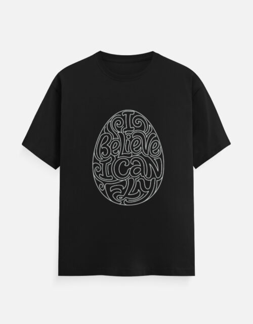 I believe I can fly Black T-Shirt