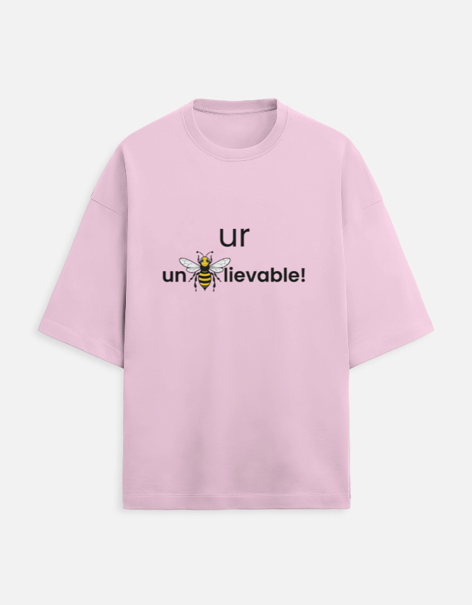 Bee Graphic Tee Pink