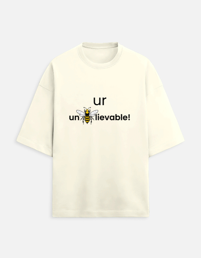 Bee Graphic Tee Off White