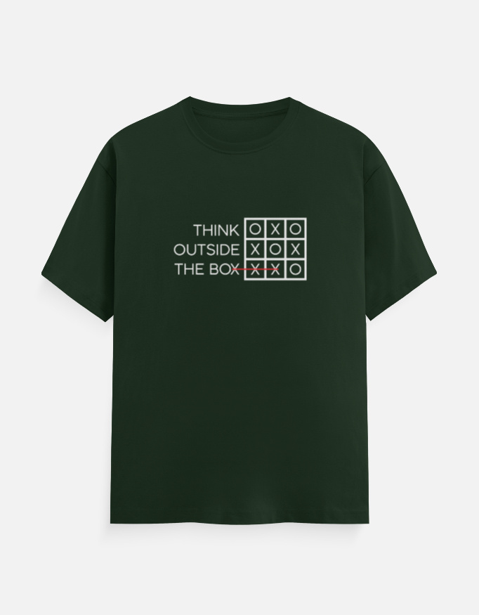 Think Outside the Box T-Shirt Olive Green