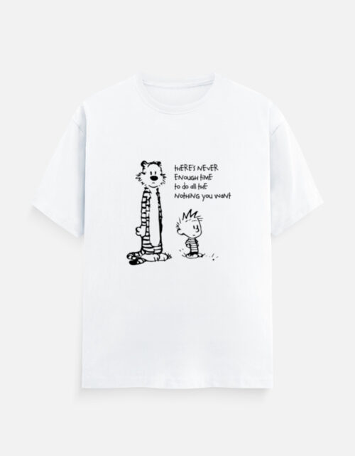 Calvin and Hobbes Tshirts White