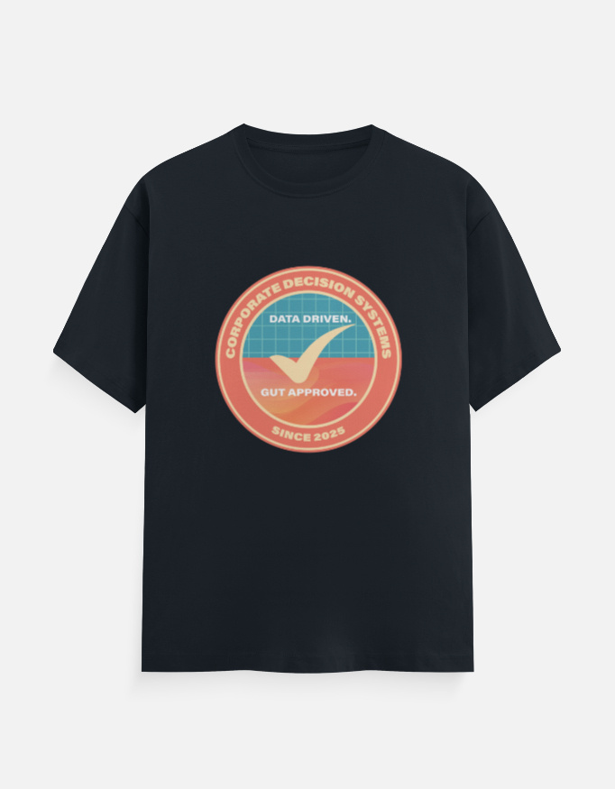 Data Driven T-Shirt Navy Blue