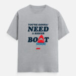 Jaws T-Shirt Grey Melange