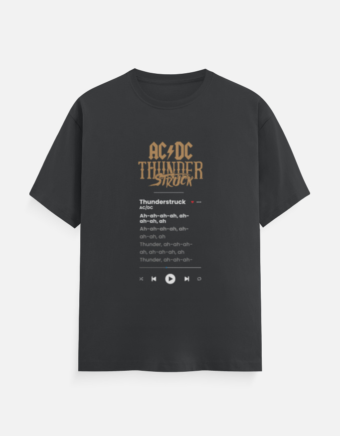 AC/DC Steel Grey T-Shirt