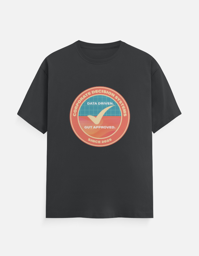 Data Driven T-Shirt Steel Grey