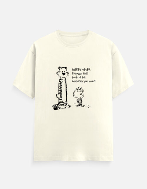 Calvin and Hobbes Tshirts Off White