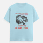 Funny Cat Meme T-Shirt Baby Blue