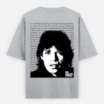 The Rolling Stones Oversized T-Shirt Grey Melange