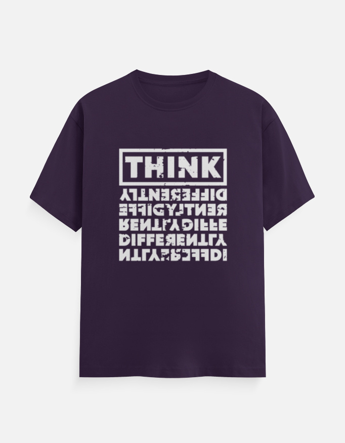 Think Differently T-Shirt Purple