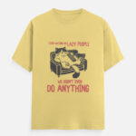 Funny Cat Meme T-Shirt Yellow