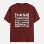 Think Differently T-Shirt Brick Red
