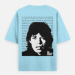 The Rolling Stones Oversized T-Shirt Baby Blue