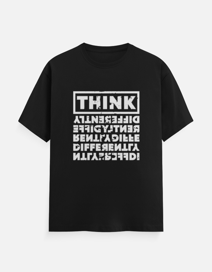 Think Differently T-Shirt Black