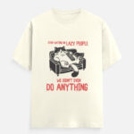 Funny Cat Meme T-Shirt Off White