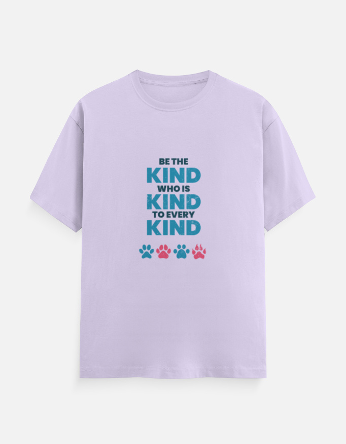 img_0af62c3c6428cf.jpg Be Kind Paws T-Shirt Lavender