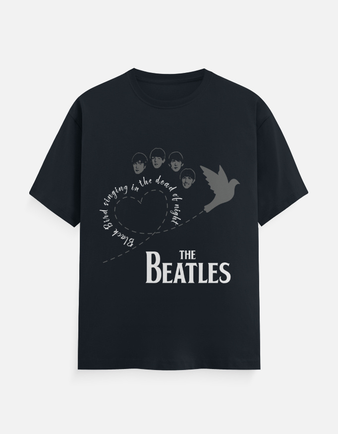 The Beatles T-Shirt Navy Blue
