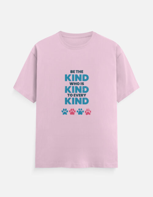 Be Kind Paws T-Shirt Pink