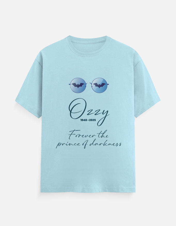 Ozzy Osbourne Tribute T-Shirt Baby Blue