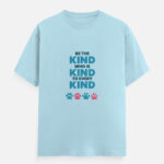 Be Kind Paws T-Shirt Baby Blue