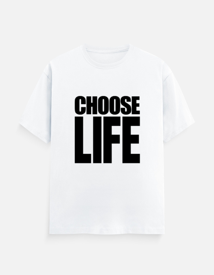 Choose Life T-Shirt White
