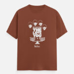 beatles love t shirt Copper