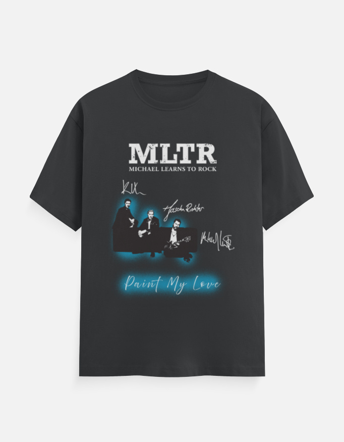 MLTR Paint My Love T-Shirt Steel Grey