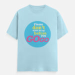 Wake me up before you go go funny T-Shirt Blue