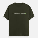Coding T-Shirt Olive Green