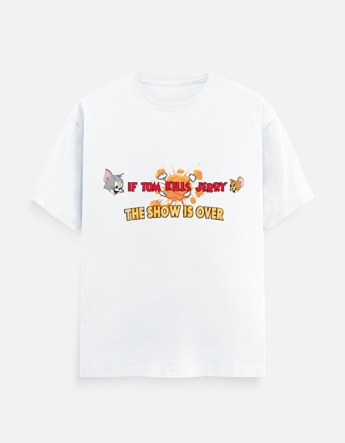 Tom & Jerry T-Shirt White