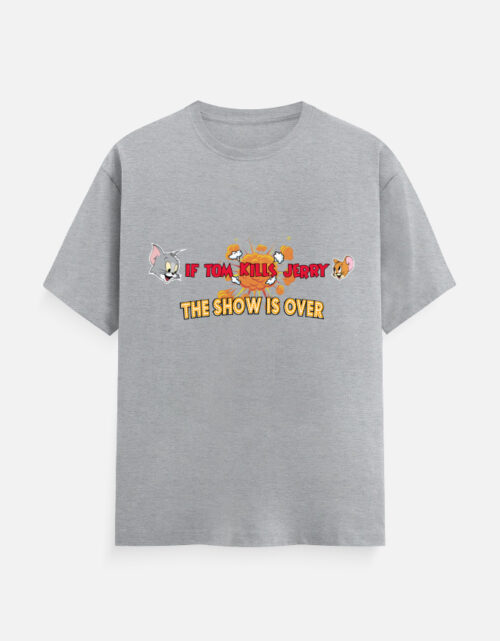 Tom & Jerry T-Shirt Grey Melange